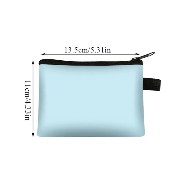 German Shepherd Mom Coin Wallet Keychain Zipper Pouch - Picture 2 of 3